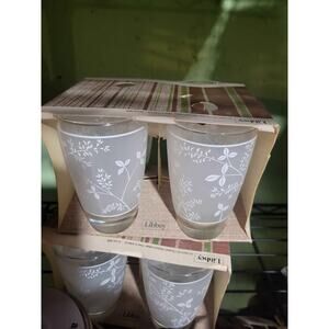 Vintage MCM Libbey Glasses New in box set of 4